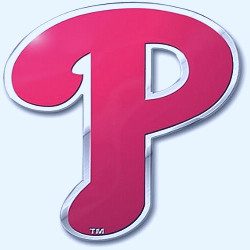 Amazon.com : MLB - Philadelphia Phillies Heavy Duty Aluminum Color Emblem :  Automotive Decorative Emblems : Sports & Outdoors